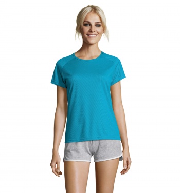 Logotrade presentreklam bild: SPORTY DAM T-SHIRT  140g