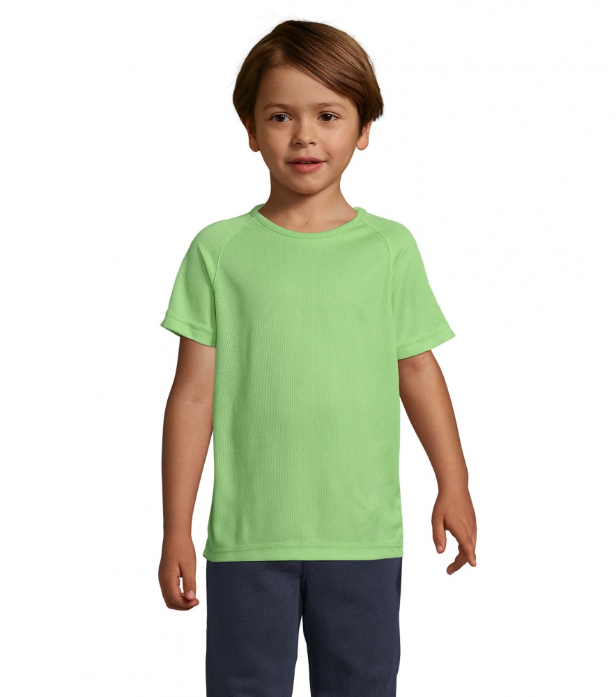 Logotrade kampanjprodukter bild: SPORTY BARN T-SHIRT 140g