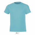 REGENT F BARN T-SHIRT 150g, Atoll blå