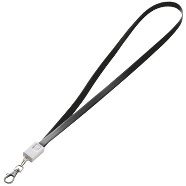 Logotrade profilprodukter bild: Lanyard med usb-kabel LE PORT