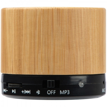 Logotrade profilprodukter bild: Bambu bluetooth högtalare FLEEDWOOD