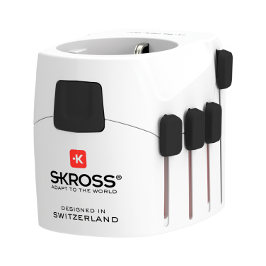 Logotrade profilprodukter bild: SKROSS Pro 3-polig världsreseadapter