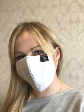 Logotrade reklamprodukter bild: SVART-SVART ansiktsmask i bomull 140116500