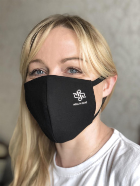 Logotrade reklamprodukter bild: VENUS PRO ansiktsmask i bomull med ficka och HEPA-filter 1378165