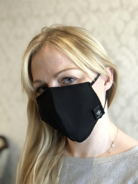 Logotrade profilprodukter bild: ZEFIR ansiktsmask i bomull 1400165