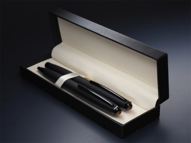 Logotrade presentreklam bild: Amber Pen set  1235036