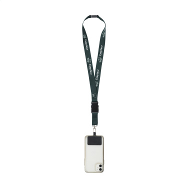 Logotrade kampanjprodukter bild: Lanyard Promo Complete Sublimatie RPET 2 cm med Patch