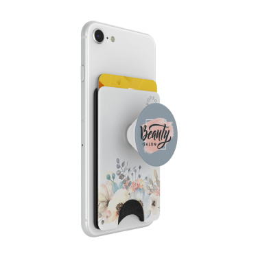 Logotrade presentreklam bild: PopSockets® PopWallet+ korthållare med PopGrip