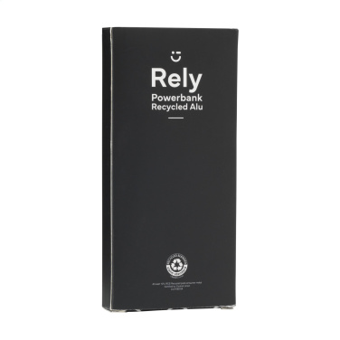 Logotrade presentreklam bild: Rely Powerbank 10000 RCS återvunnen alu