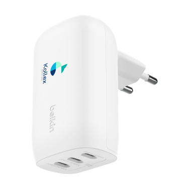 Logotrade reklamprodukter bild: Belkin BoostCharge 3-ports väggladdare