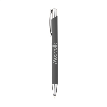 Logotrade kampanjprodukter bild: Ebony Soft Touch penna