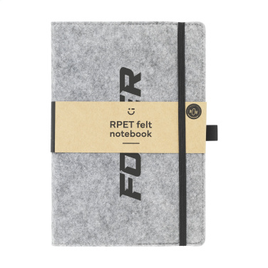 Logotrade presentreklam bild: Felty GRS RPET Paper Notebook A5