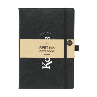 Logotrade profilreklam bild: Felty GRS RPET Paper Notebook A5