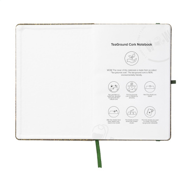 Logotrade profilprodukter bild: TeGround Cork Paper Notebook A5