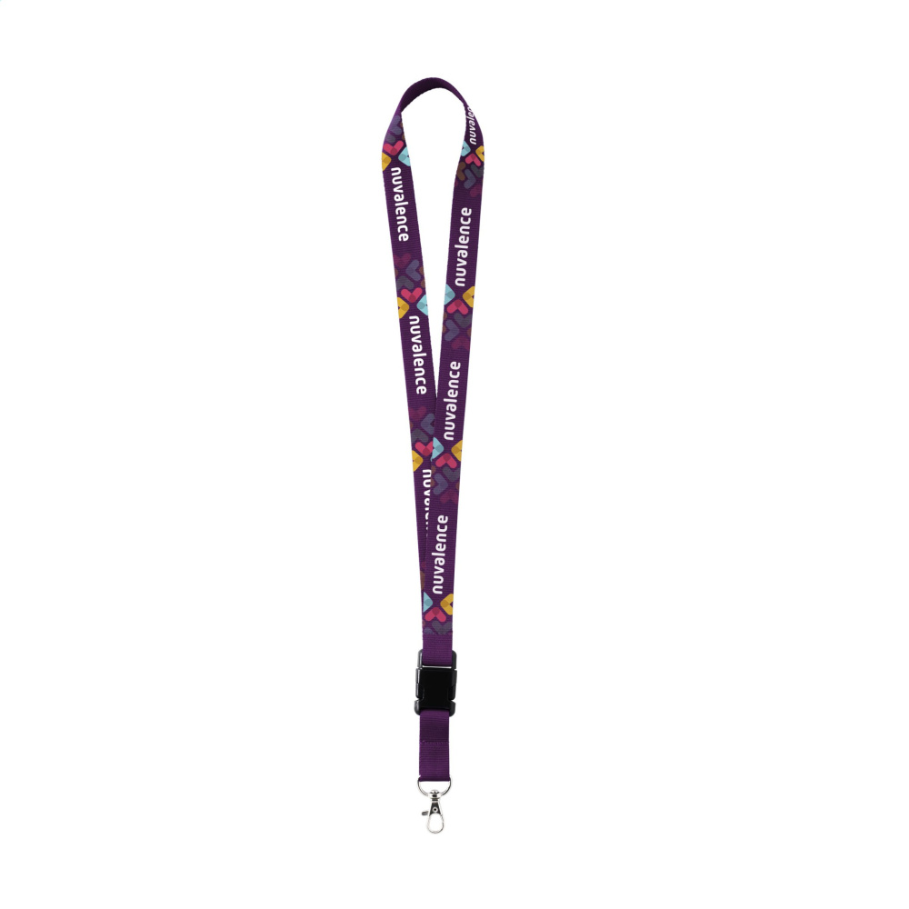 Logotrade presentreklam bild: Lanyard Sublimation Buckle nyckelsnöre 20 mm