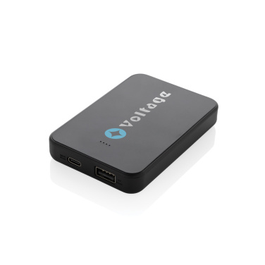 Logotrade profilreklam bild: Boostcore RCS powerbank i återvunnen plast 5.000mAh med USB