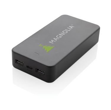 Logotrade presentreklam bild: Boostcore RCS powerbank i återvunnen plast 20.000mAh USB