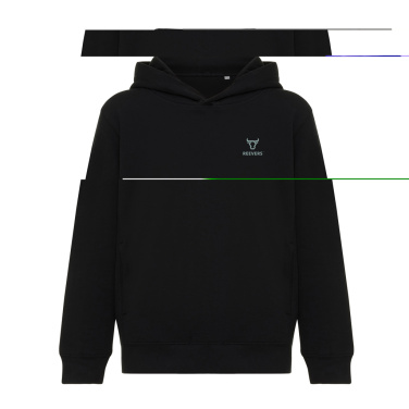 Logotrade presentreklam bild: Iqoniq Yengo hoodie i återvunnen bomull med sidofickor för b